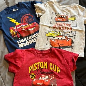 Lightning McQueen tshirts - 3pack